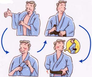 How to wear Yukata